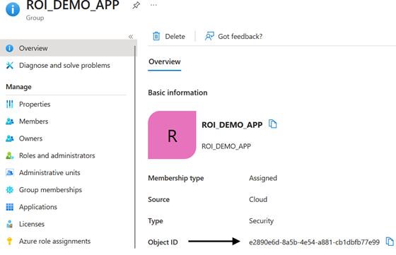 Creating Security Group